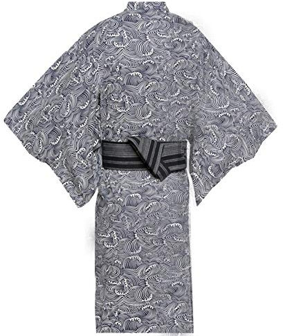 thefancypumpkin Yukata Japonais Kimono Japonais Home Robe Robe de Chambre Taille L-C10