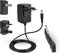 LEICKE ULL Netzteil 12V 2A | TÜV Zertifizierung | Ladegerät 24W mit 9 verschiedenen Adapterköpfen für kleine elektronische Geräte: LCD, WLAN Router, Hub, LED-Streifen, Scanner, Switch