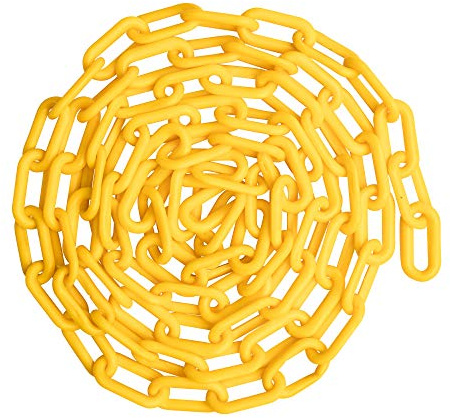US Weight Security Chain with Plastic Chain Links Enhanced with SunShield UV-Resistant Technology, Made in the USA
