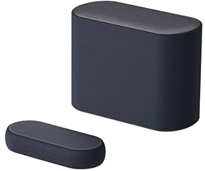 Barre de son compacte LG QP5 de 320 W de puissance 3.1.2 canaux avec qualité de son Hi-Res Audio, Dolby Atmos, DTS:X et HDMI eARC