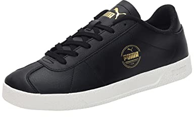 PUMA Unisex Club 1948 Sneaker, Black Team Gold, 44.5 EU