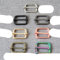 1 Stück 25 mm Metall-D-O-Ring-Gürtelriemen mit Schiebeverschluss, Karabiner-Verschluss für Hundehalsband, Leine, Geschirr, Zubehör, 1 Stück Roségold, Einsteller 2
