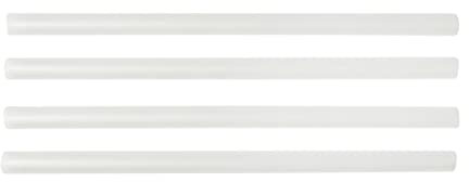 FMprofessional Lot de 50 pailles en plastique, diamètre 10 x 200 mm, réutilisables, en plastique, réutilisables, durables, respectueuses de l'environnement, quantité : 1 lot de 50