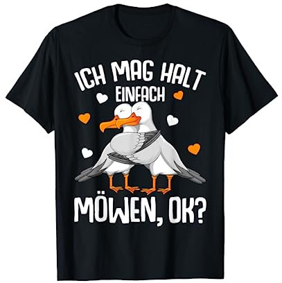 Möwe Ich mag halt Möwen Mädchen Kinder Damen T-Shirt