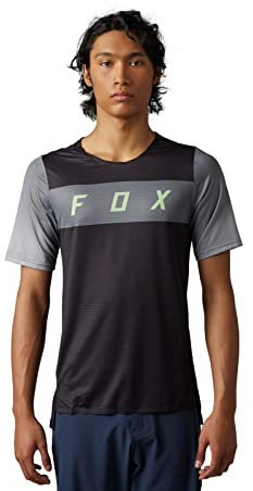 Fox Racing Herren Maillot Flexair SS Trikot, Arcadia-Schwarz, M