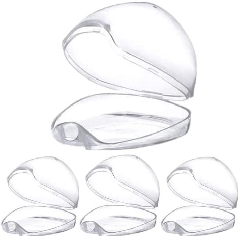 FZGLHQQ Dummy Case, 4 Pcs Transparent Pacifier Baby Dummy Case Pacifier Case Soother Pod Storage Box Pacifier Holder Box for Kids