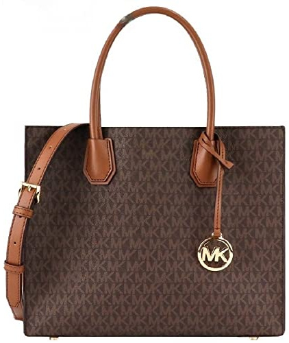 Michael Kors Mercer Große braune wandelbare Tragetasche, Braun