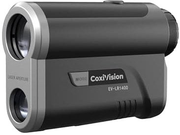 CoxiVision 1400–3000 Yard HD-Laser-Entfernungsmesser für die Jagd, 7-fache Vergrößerung, rotes OLED-Display, Bogen-/Gewehrmodus, Winkelkompensation, Scan