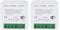 Bkiyougo WiFi Smart Switch Light Switch, Works with Amazon Alexa/Google Home, APP Remote Control, Voice Control, DIY Mode, Timer Function, LAN Control, No Hub Required, 2 Way 16A(2 Pack)