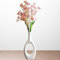 Keramik Vase Weiß Matt, Blumenvase Modern, Boho Vase Keramikvase Klein für Deko Schlafzimmer Aesthetic, Zimmer Deko Vase, Vasen Blumenvase für Wohnzimmer, Schlafzimmer, Tischdeko