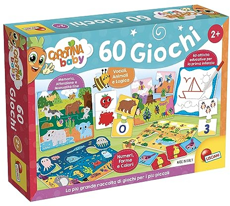 Lisciani Giochi 102877 Karotte Baby 60 Spiele, 102877