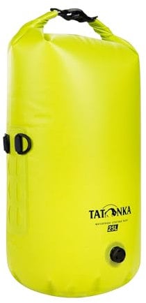 Tatonka WP Stuffbag Valve 25L - Leichter, wasserdichter Packsack mit Rollverschluss und Ventil zur Volumenkomprimierung sowie 25 Liter Volumen