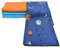 Virginia Tex baumwollstoff-Set 3 Stück 60 x 150 cm Tex Standard 100 in verschiedenen farben waffelpique-stoff und 2 x baumwollstoff meterware 100% baumwolle stoffe zum (Blue Solar System)