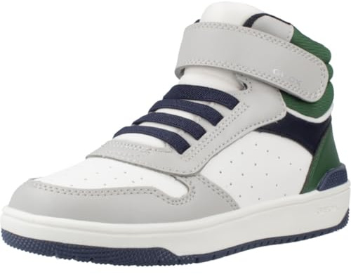 Geox J WASHIBA Boy B Basket, Vert, 28 EU