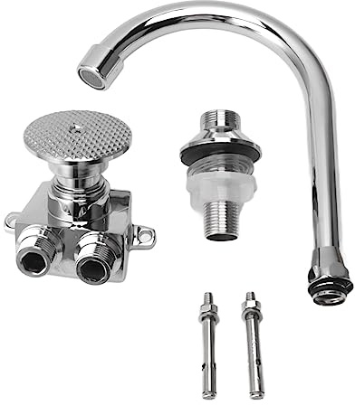 Kit De Robinet à Pied, Pompe à Pied Sans Contact, Robinet à Commande Au Pied, Robinet à Main, Tuyau Flexible, Sans Contact, Robinet De Cuisine à Commande Au Pied