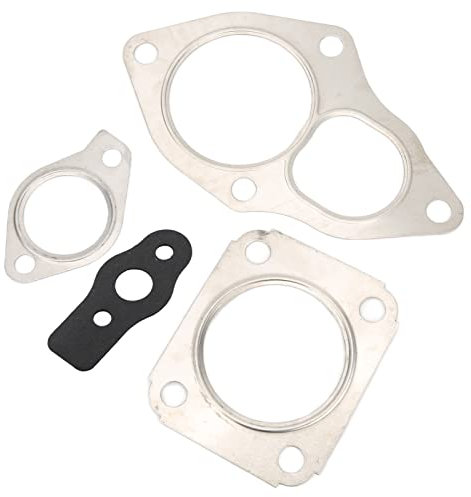 Turbo-Dichtungssatz, 4-teilig, Edelstahl-Turbolader-Montagedichtungssatz, comaptible for Mitsubishi TD04/TD05 Turbo
