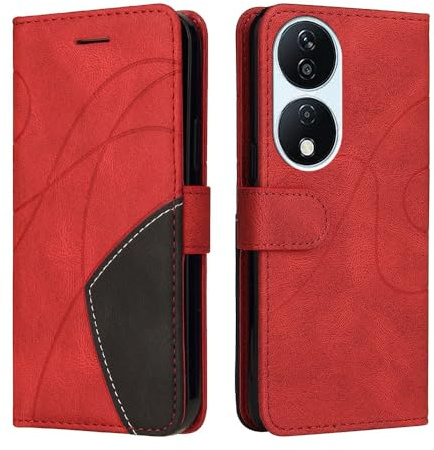 XINNI Cover per Honor 90 Smart/Honor X7b Case | Retrò Cellulare Custodia Libro Antiurto in Flip Pelle PU/TPU