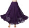 CISMARK Gonna lunga da donna per danza latina e danza del ventre, elegante, in rete, elegante, Viola, Taglia Unica