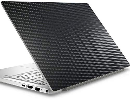 VacFun Lot de 2 Noir Fibre de Carbone Arrière Protection d'écran, compatible avec HP Dragonfly Pro Chromebook 14 Laptop, Back Film Protecteur (non vitre verre trempé)