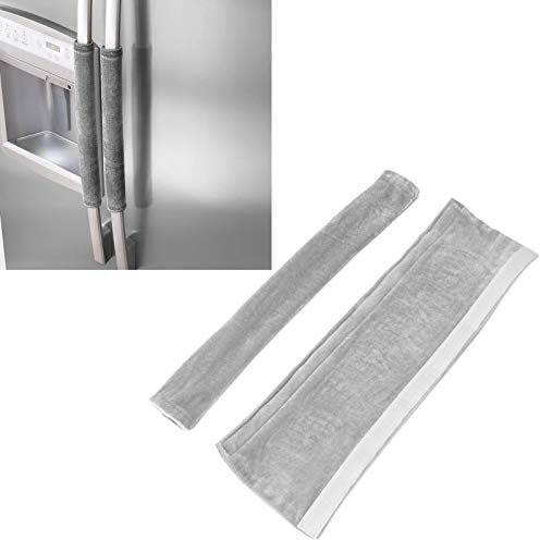 Refrigerator Handle Covers, 2PCS Antiskid Protector Gloves, Soft Cloth Material, Elastic Fridge Handle Covers Fit 9-11cm Handles, Door Handle Protector, for Fridge, Oven,