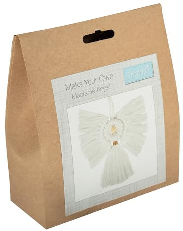Trimits Make Your Own Macramé Decoration Kit, Angel