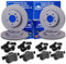 ATE Bremsscheiben + CERAMIC Beläge vorne + hinten für A6 A7 4G C7 + Allroad