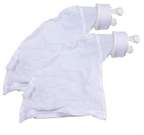 Assured - Bolsas de filtro para limpiar piscinas (2 unidades), para recoger hojas y escombros