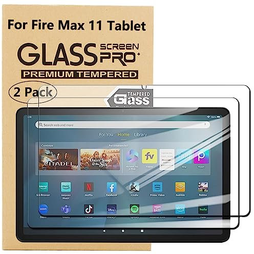 Ytuomzi Screen Protector for Mæks 11 (2023 Version), Tempered Glass Screen Film Guard for 11 Tablet, 2 Pack (Max 11)