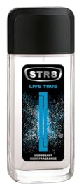 STR8 LIVE TRUE NATURAL SPRAY 85ML - Invigorating and masculine body fragrance with fresh pineapple and marine notes for the modern man