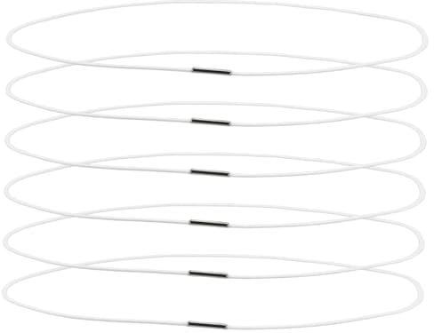 Didiseaon 6 Pack Trash Can Elastic Bands Garbage Bag Rubber Bands for Wheelie Bin Liners Drawstring Garbage Bags Fasteners