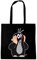 Logoshirt® Der kleine Maulwurf I Oh Oh I Baumwolltasche I schwarz I Lizenziertes Originaldesign