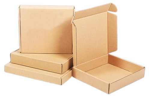 Naisfei 20 Stück Verpackungskartons, Faltschachtel aus Wellpappe für Warensendung, Geschenkbox, Dokumentenbox für den Versand von Kleinen Waren Postkarton(15x10x4cm)