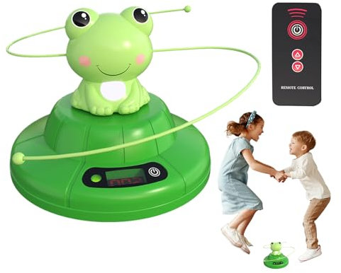 Automatic Skipping Rope Machine | Sports Training Jump Rope | Entertaining Sports With 2 Adjustable Speeds | Interactive | Rechargeable | 14x14x11cm | For Kids Adults