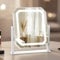 sylvwin Schminkspiegel mit Beleuchtung - 360° Drehbar, 3 Einstellbare Farbtemperaturen (3000K/4000K/6000K) Schminktisch Spiegel, Touch Control, dimmbar, Typ-C Plug-in Kosmetikspiegel
