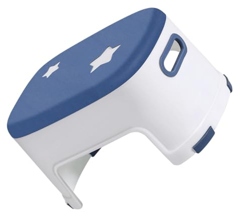 ORFOFE Ergonomischer Tritthocker für Badezimmer mit Rutschfester Unterseite Vielseitiger Sitz Trittstuhl Belastbar und Sicher für Erwachsene für Toilette und Schlafzimmer