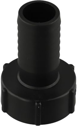 MoSundi Schwarzer Kunststoff-Schlauchadapter mit Nockenschloss, Schnellspannverbinder für 1000L IBC Tanks, Gartenbewässerung und Feuerpumpenanschluss