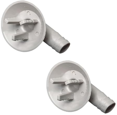 2 connettori per tubo di scarico del condizionatore d'aria, adattatore universale per uscita dell'acqua CA da 25 mm, in plastica bianca, per unità split e finestre, parte di ricambio per drenaggio
