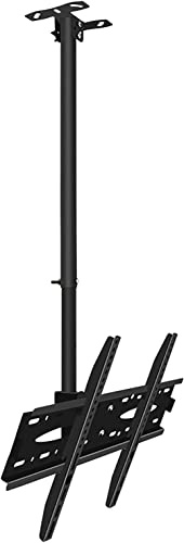 Multifunction Ceiling Tv Mount Bracket, Tilt And Swivel Tv Stand, Fits Most 40-70Inch Led Screen Display, Tv Pole Mount Holds Up 99Lbs Tv Mount Tv Stand