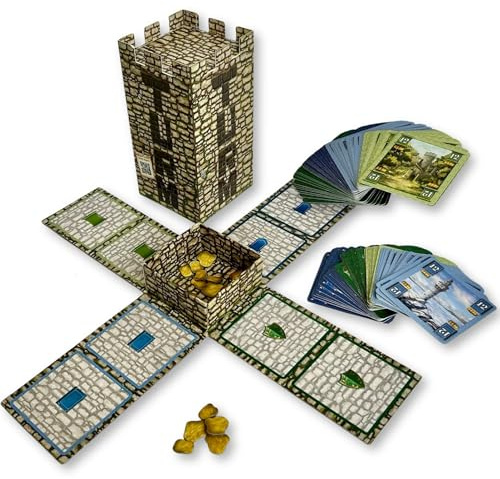 TURM - Das Duell | Strategisches Kartenspiel für 2 Spieler | Kooperativer Aufbau trifft taktisches Duell | Familienspiel ab 12 Jahren | 45–60 Minuten | Gesellschaftsspiel Zwei Personen