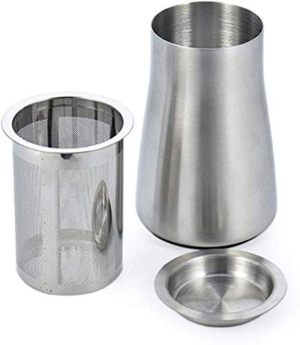 Easycomf Kaffeesieb Kaffeepulverfilter Rostfreier Stahl Zinn für eine Tasse Kaffee (Originalfarbe)