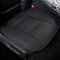 LUOLLOVE Coprisedili Universale Auto Anteriori Super Soft Confortevole Traspirante PU Protezione per Sedile Autoo ((2 Pezzi Nero)
