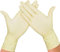 Herrmann Latex-Handschuhe Premium Größe S | Weiß 100 Stück | Einweghandschuhe in praktischer Spenderbox | Ideal für Hygienebereiche - wie Lebensmittelbranche, Kosmetik UVM. (S)