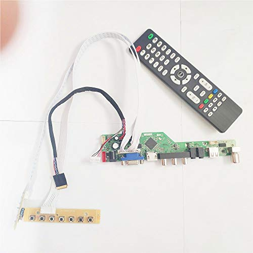 For LTN156AT35-T01/W01/W02 TV56 display controller drive card 15.6 HDMI VGA USB AV RF WLED LVDS 40Pin 1366 * 768 laptop panel Kit (LTN156AT35-T01)