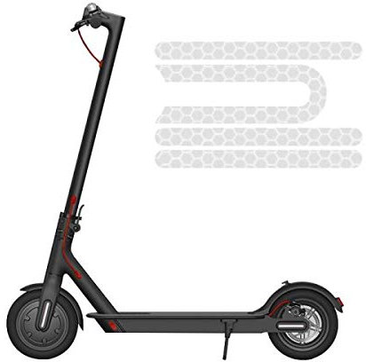 Adesivi rifrangenti silver per monopattino Xiaomi Norma Mijia M365