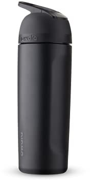 Owala Flip Insulated Stainless Steel Drinking Bottle with Built-in Straw, 560 ml, Very, Very Dark