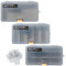 Savage Gear 21,4x11,8x4,5cm Tackleboxen Lurebox 4 Smoke Combi Kit - 3 Kunstköderboxen
