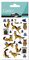 Maildor CY150C - Packung mit 1 Stickerbogen Cooky, 7,5x12 cm, 21 Sticker, Polizei, 1 Pack