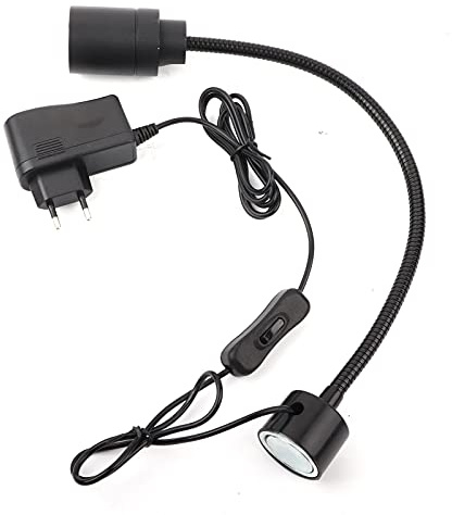 7W LED-Werkzeugmaschinenleuchte Flexible Schwanenhals-Arbeitslampe mit Magnetfuß für CNC-Stanzmaschine US-Stecker(EU-Stecker)