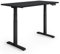 ESMART Germany EZX-132BB 120x60cm Schwarz Ergonomischer Steh-Sitz-Schreibtisch Stufenlos elektrisch höhenverstellbar 60,5-125,5 cm 3 x Memory Aktivitätserinnerung Schnelle Montage
