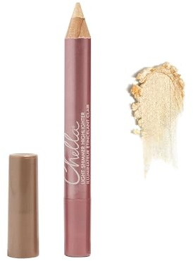 Chella Highlighter Makeup Pencil - Vegan, Cruelty Free, Paraben Free, Gluten Free - Verwendung als Highlighter, Concealer und Under Eye Liner (Light Shimmer)